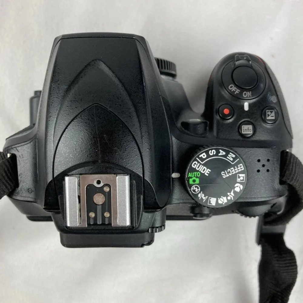Nikon D3400 DSLR Camera w/ 18-55 Lens, SD, Strap, Battery, Charger (7.3K Shots)